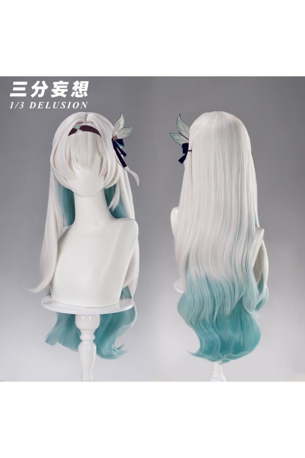 1/3 Delusion Honkai Star Rail Firefly Grey Blue Cosplay Wig